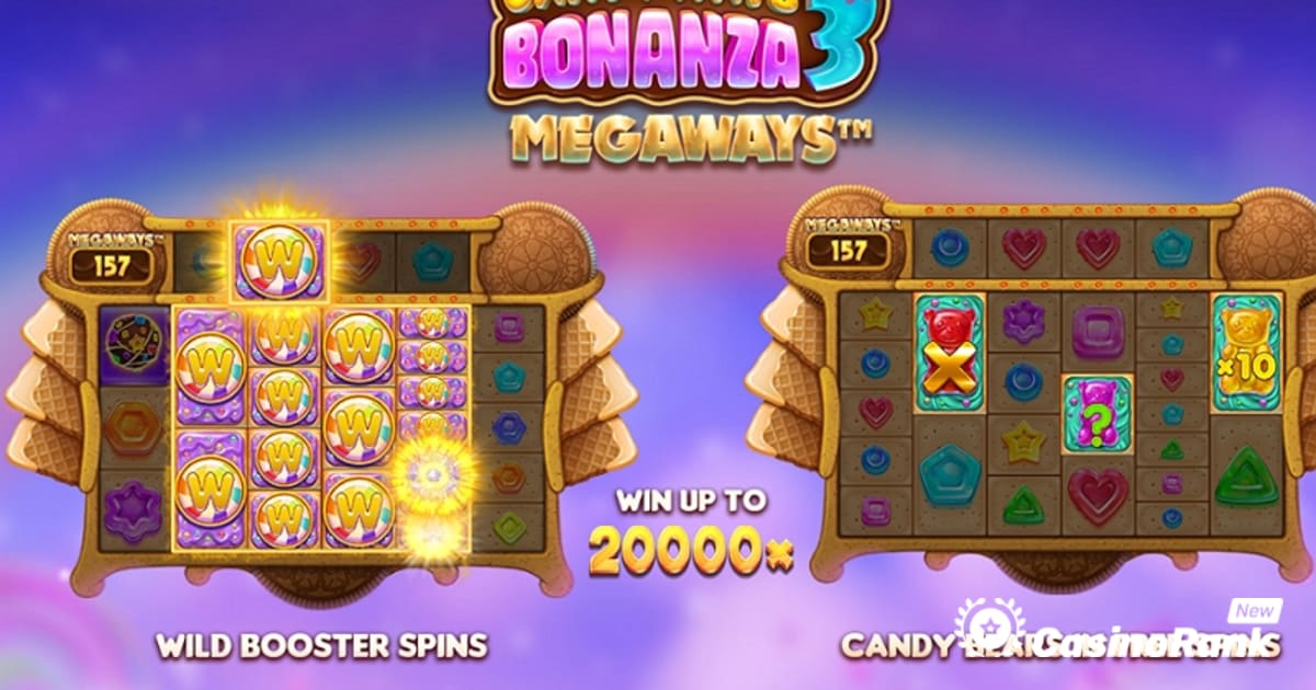 Stakelogic levert zoete ervaring in Candyways Bonanza 3 Megaways