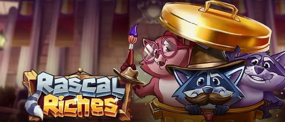 Play'n GO volgt de Three Rogue Raccoons in de Rascal Riches Slot