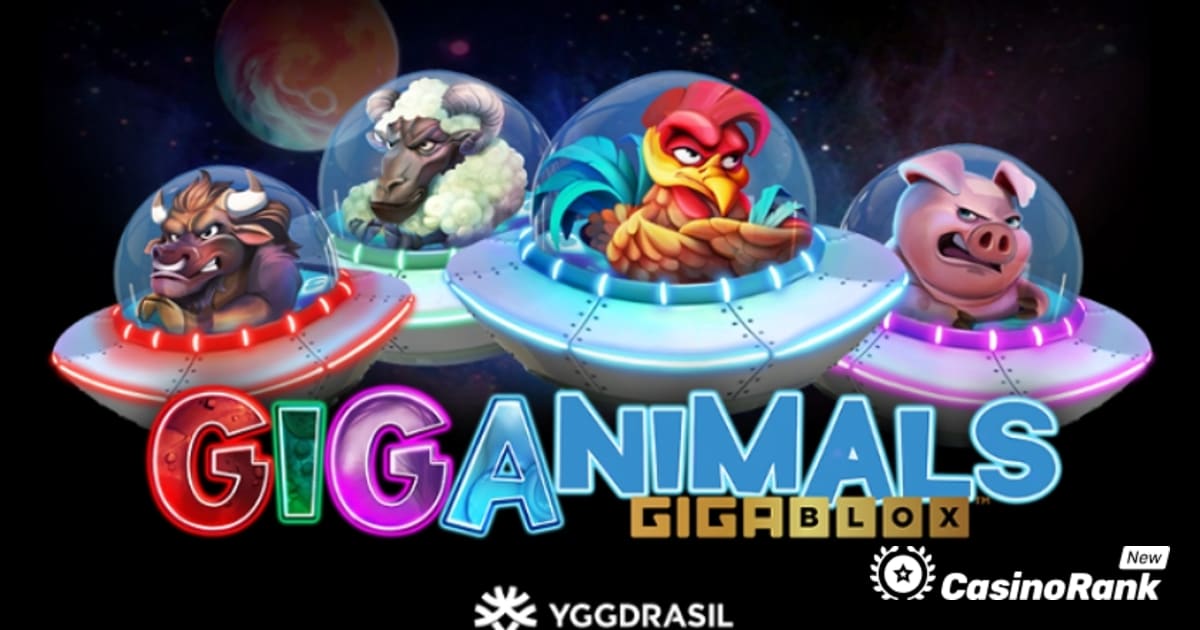 Ga op een intergalactische reis in Giganimals GigaBlox van Yggdrasil